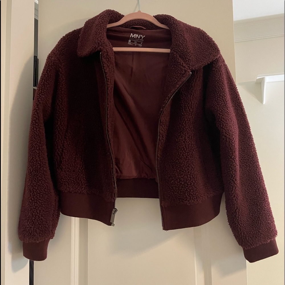 Sherpa bomber jacket
